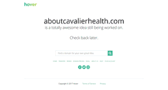 Desktop Screenshot of aboutcavalierhealth.com